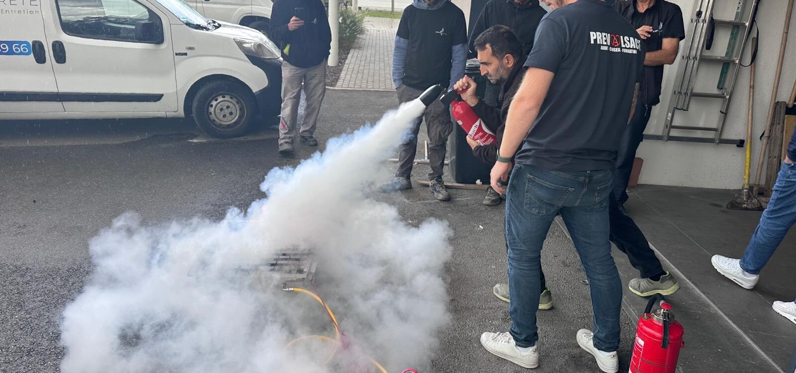 Formation incendie et secourisme société de nettoyage Strasbourg